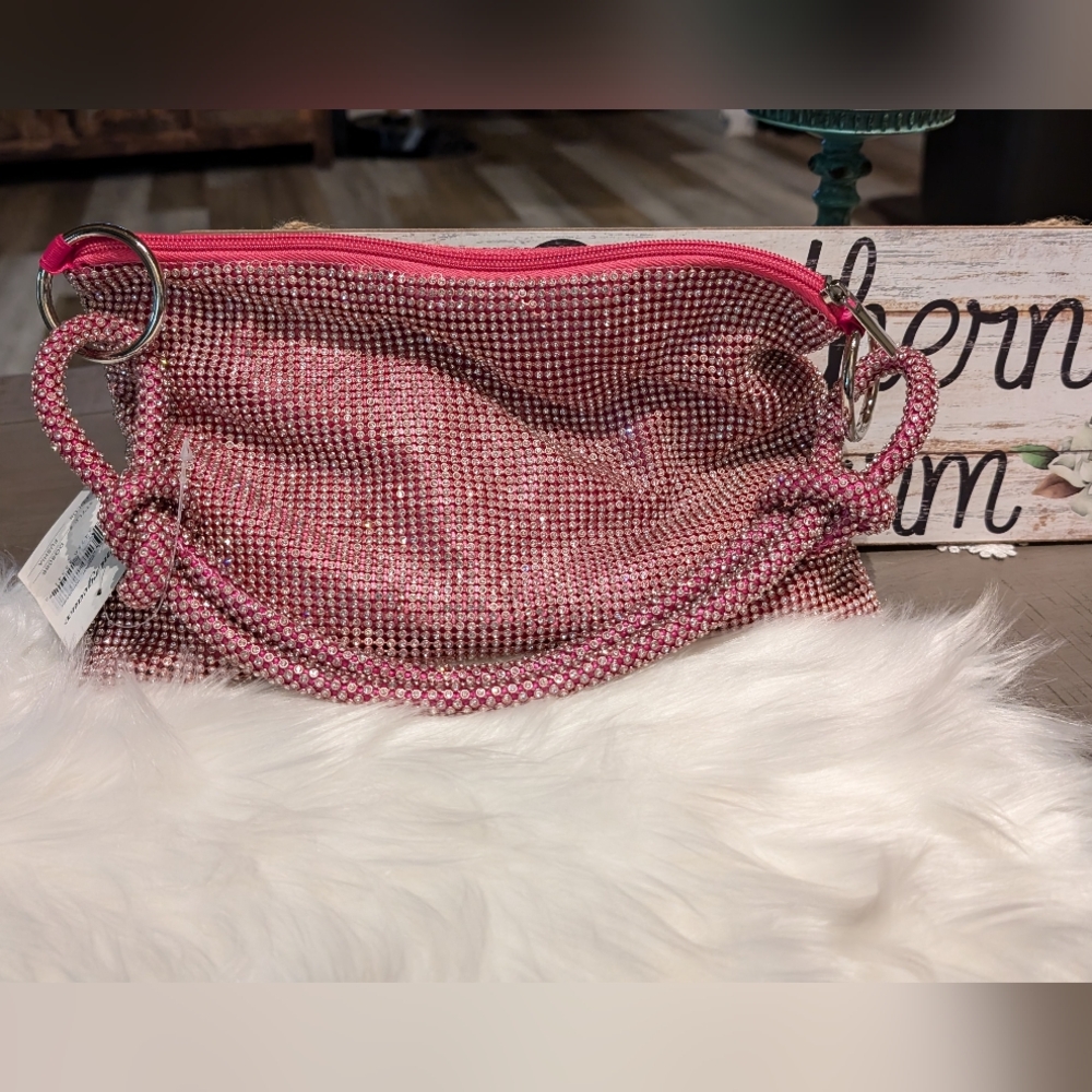🆕 Fuchsia Sequined Purse